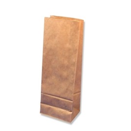 Torba papierowa KLOCKOWA 100x70x260 / BRĄZOWA