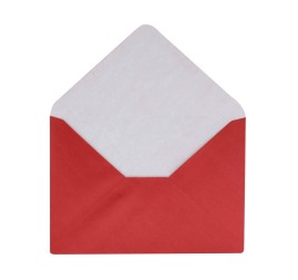 Koperty Ozdobne B6 Perłowy Czerwony 120g 50szt.