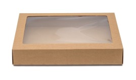 Pudełko karbowane z oknem 450x350x70mm A3