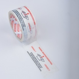 Taśma Bezpieczeństwa Sprawdź Zawartość Przy Kurierze