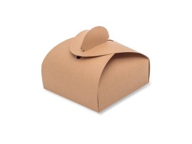 Pudełko ozdobne Prezent S 110x110x65mm Brązowe