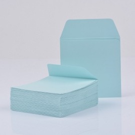 Koperty CD Błękitne 125x125mm 120g 50szt bez kleju