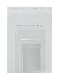 Woreczki foliowe z klejem 16x21,5+2,5cm 100szt