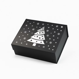 Pudełko Magnetyczne Christmas Czarny 235x170x100mm (zew)