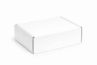 Biały karton wykrojnikowy 330x250x100 mm FEFCO 427