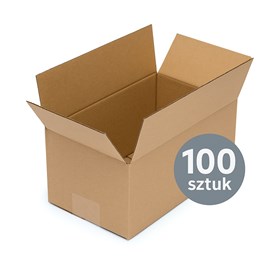 pudełko klapowe, karton 200x100x80, karton B320, karton tekturowy, pakiet 100 sztuk
