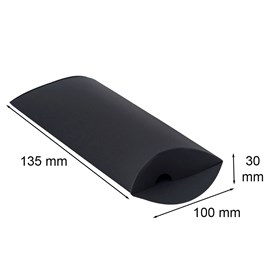 Pudełka ozdobne Poduszka S 135x100x30mm Czarne