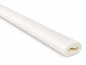 Biała bibuła marszczona Crepe Paper 50×250 cm