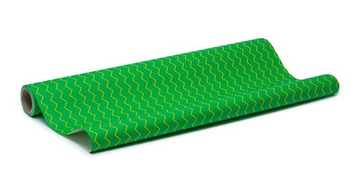 Papier Pakowy Zielony z zygzakiem 80 gsm 70cm/25mb