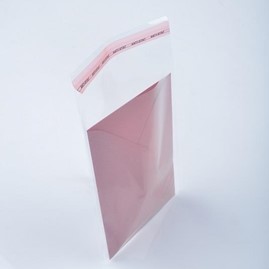 Woreczki foliowe z taśmą 65x100 + 30mm 100szt