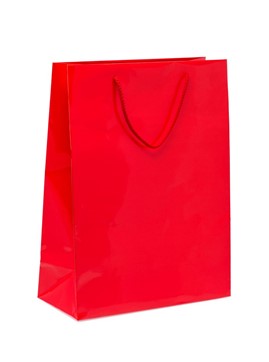 Torebka Papierowa Czerwona