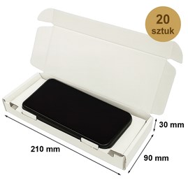 karton prezentowy, pudełko brązowe, opakowanie e-commerce, karton ozdobny, karton 210x90x30