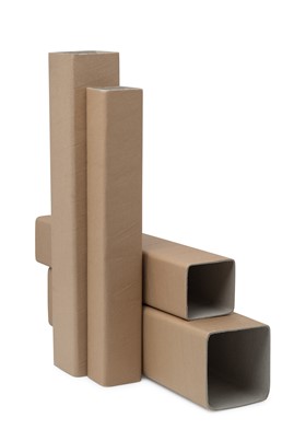 Trapez Verpackung Karton Kartonage A0 Steckverschluß 850 x 145/110 x 75mm 