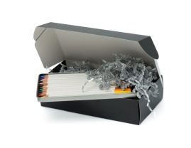 Pudełko Laminowane 200x100x50mm Czarne F427