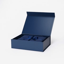 Pudełko Magnetyczne Granatowe 380x280x110mm (zew) L