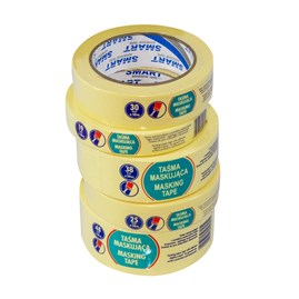 Taśma papierowa maskująca / malarska SMART 19mm/50m