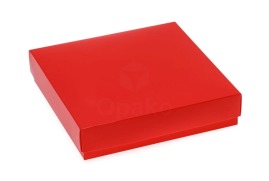 Pudełko Laminowane 180x180x40mm Czerwone