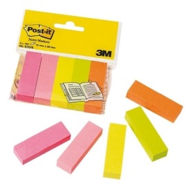 Znaczniki POST-IT 15x50mm Mix kolorów