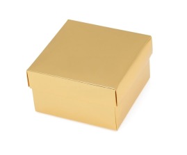 Pudełko Laminowane 120x120x70mm Złote
