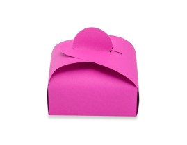 Pudełko ozdobne Prezent S 110x110x65mm Różowe