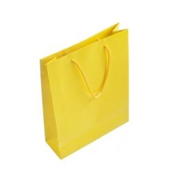 Torebka upominkowa Prestige 240x80x320 / Żółta