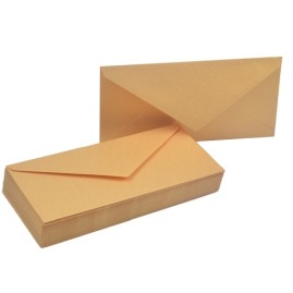 Koperty ozdobne DL ZŁOTE 220x110mm 50szt