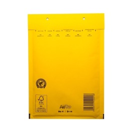 Koperty bąbelkowe D14 Żółte - 100 szt