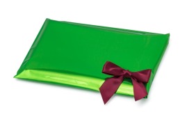 Woreczki Metalizowane 230x325+50mm Zielone