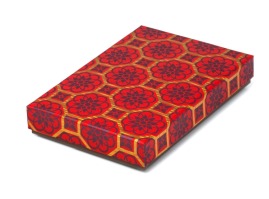 Zestaw pudełek płaskich OKTAGON CZERWONY (8szt.)