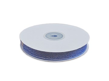 Wstążka brokatowa 12mm/32m niebieska WB7005