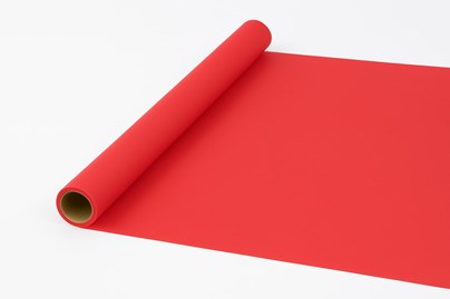 Folia satynowa ozdobna 50cm/9mb czerwona do dekoracji kwiatów
