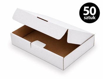 Karton wykrojnikowy 200x150x50 mm biały 50 szt