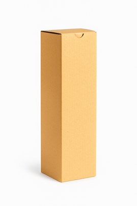 Eleganckie pudełko karbowane na butelkę wina 90x90x350 mm