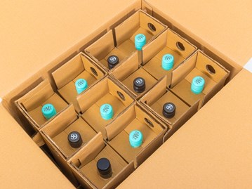 Karton klapowy 460x340x368 mm na 12 butelek