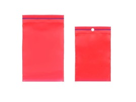 Torebka strunowa CZERWONA 40x60mm/0,050mm 100szt
