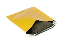 Woreczki Metalizowane 230x325+50mm Złote