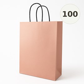 torba papierowa miedziana 180x80x225 mm 100 sztuk