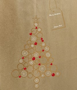 Torba KRAFT 180x80x220mm CHOINKA