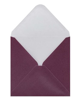 Koperty K4 kwadratowe Perłowe Bordowe 40-21 120gsm 50szt