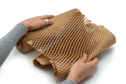 Papier nacinany kraft brąz 50cm/25m