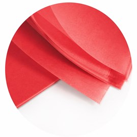 Bibuła 50x75 cm czerwona 48 szt