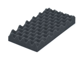 Pianka T18 szara Gąbka falowana 2000x1000x40/20