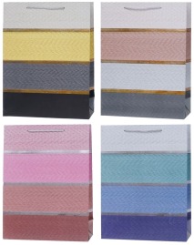 Torba Lux H-stamp A5 kolorowe pasy -12 szt.