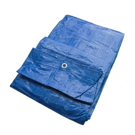 Plandeka z PE 5x6m Niebieska (50g/m2)