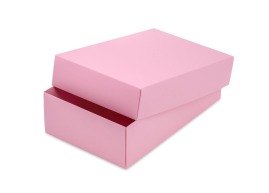 Pudełko ozdobne 255x160x75 Różowe Pudrowe L