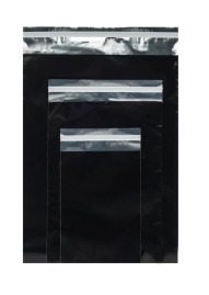 Woreczki Metalizowane 160x230+50mm Czarne