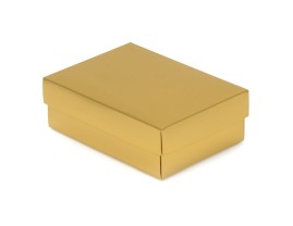 Pudełko Laminowane 140x100x47mm Złote A6