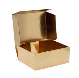 Karton wykrojnikowy 250x200x100mm Złoty