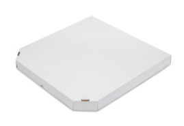 Karton fasonowy na pizzę 500x500x40mm Białe