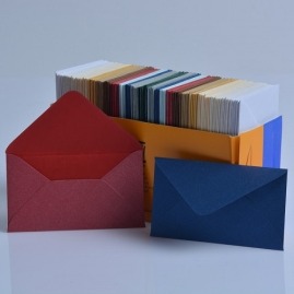 Koperty na wizytówki Mix Metalic 150szt